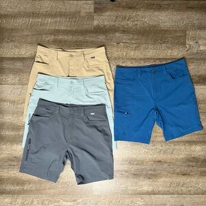 Simms Cargo Fishing Shorts Men's 34 Bundle Lot FIshing Hiking Packable READ